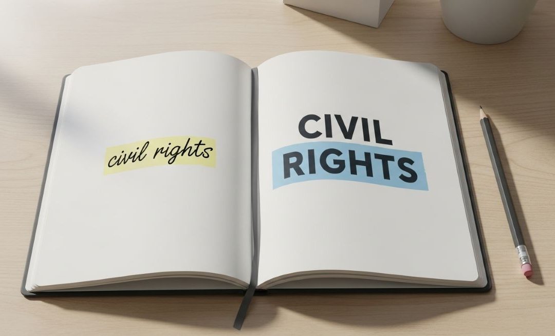Should “Civil Rights” Be Capitalized? A Simple Guide for Writers
