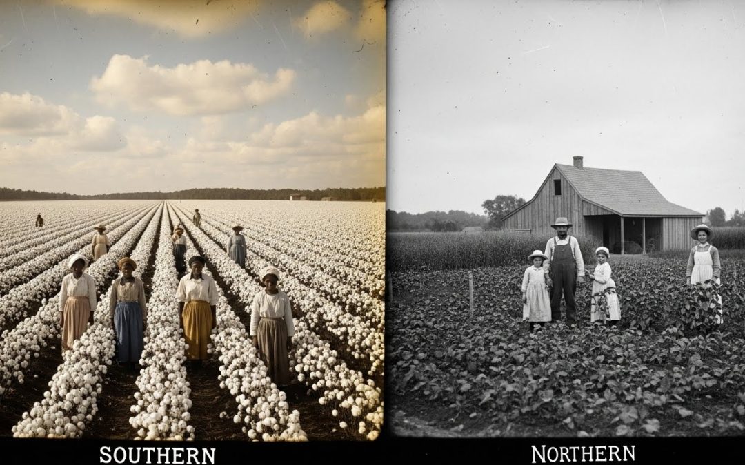 What Was the Primary Way the Farms in the South Differed From Those in the North?